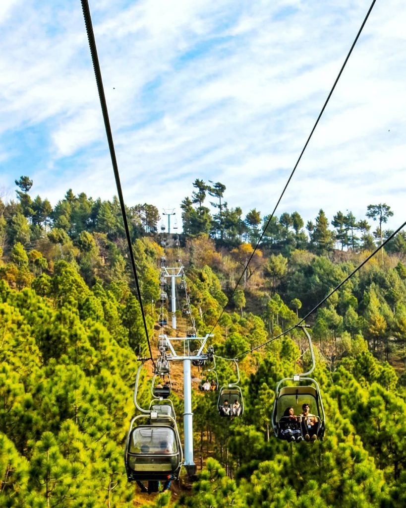 Chair Lift Patriata, Murree, Pakistan