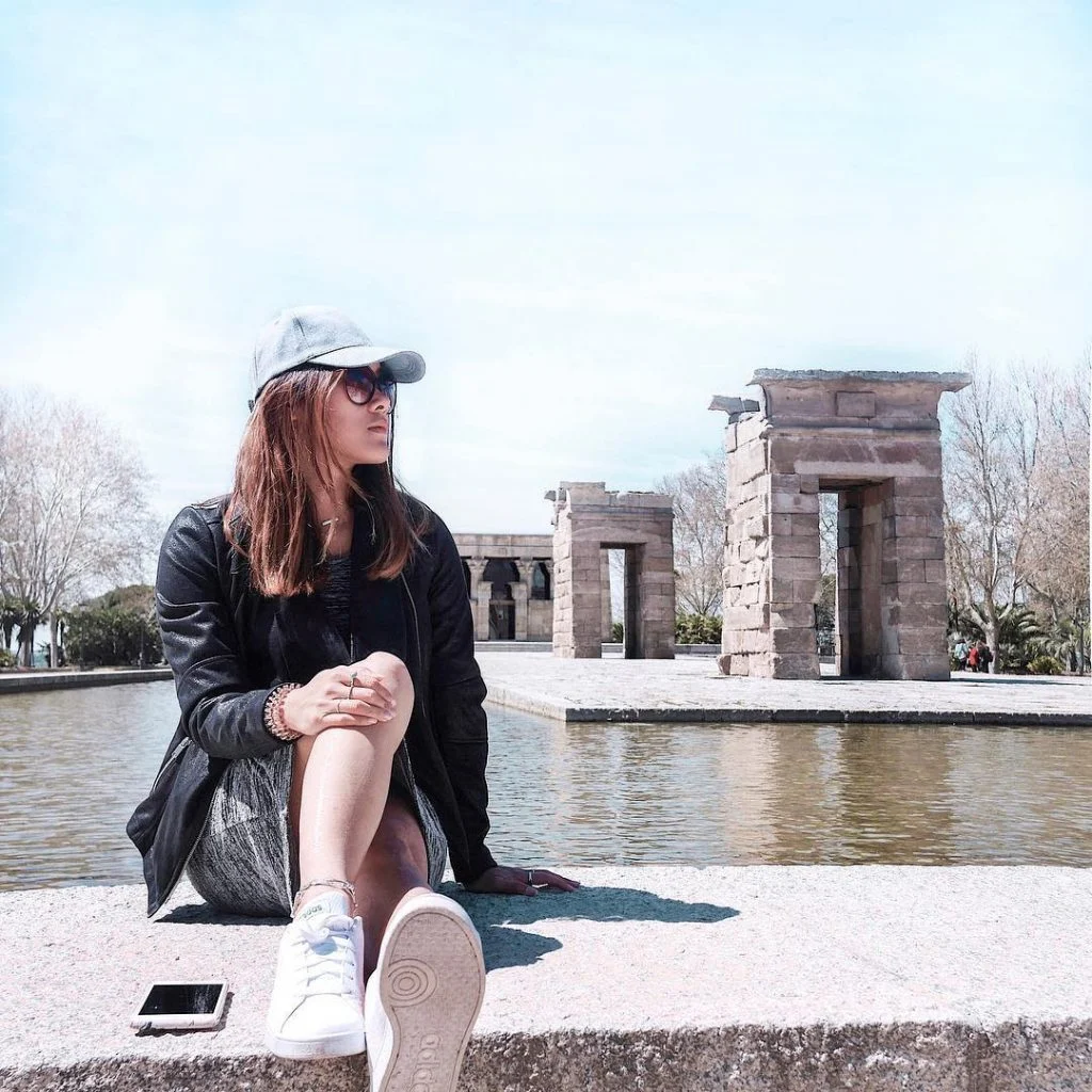 One of my favourite park to wander in Madrid with the Temple of Debod&hellip;