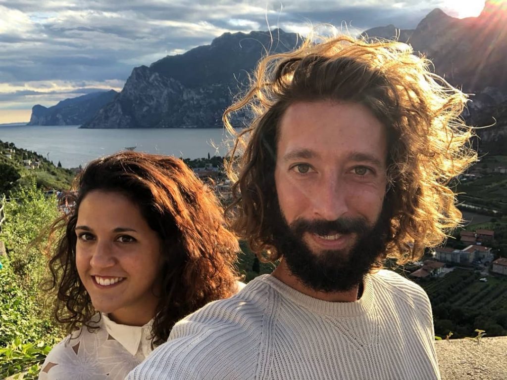 Sundays are made for friends, beer and a beautiful view ️ #alfortino #friends #lakegarda&hellip;