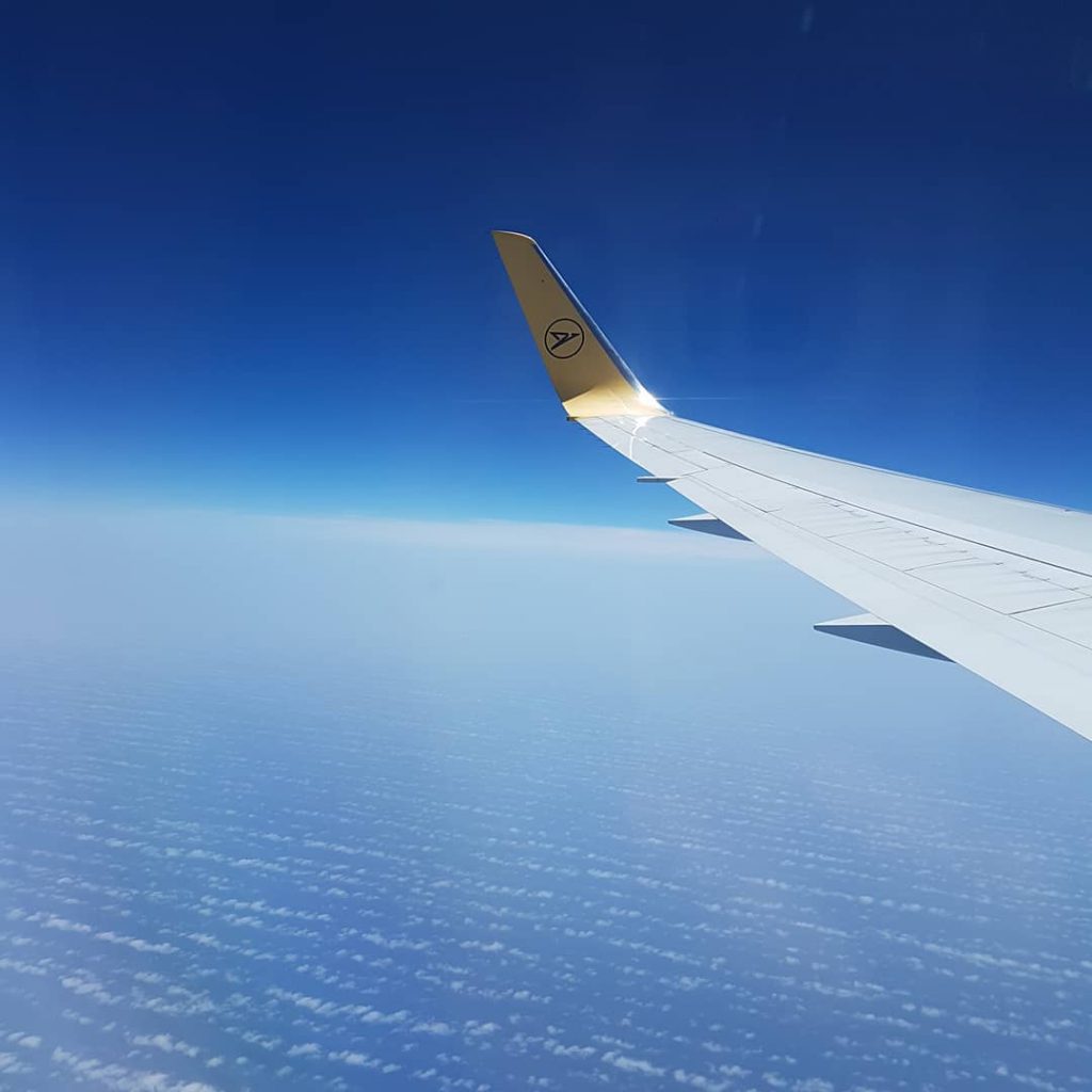Somewhere around the African coast . #condorairlines #nachbrasilien #tb #ontheair #africancoast #travels #backhome #travelblogger…