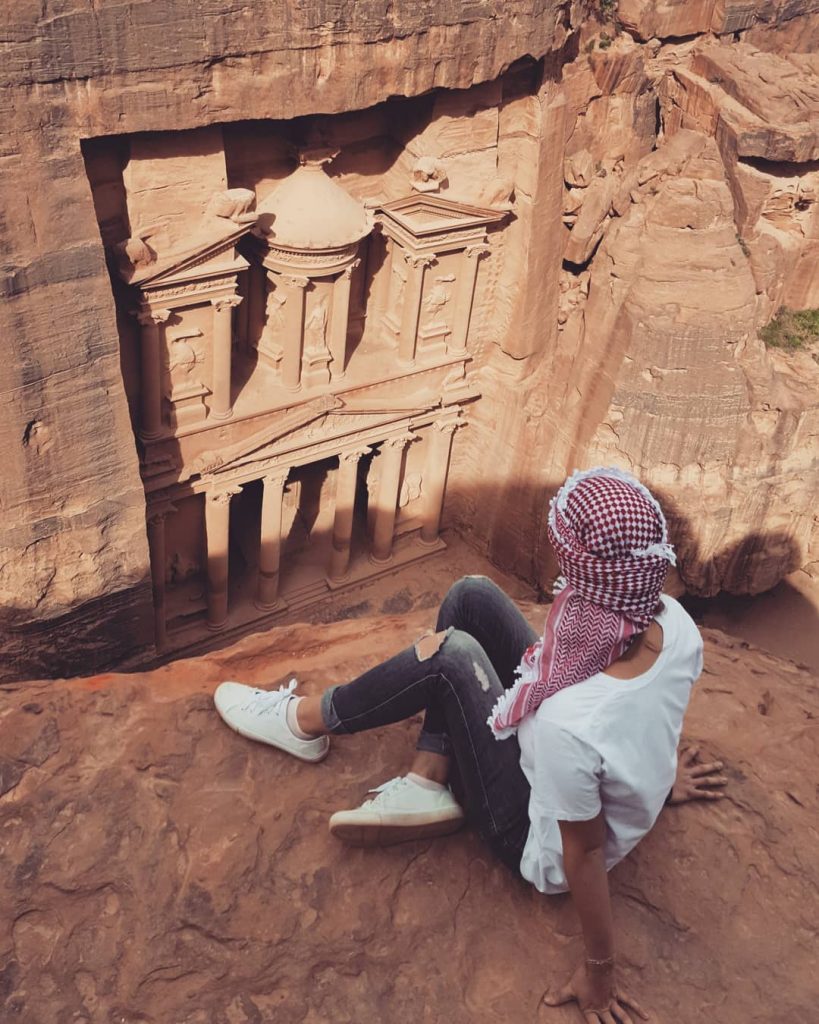 The Treasury #whatafeeling #jordan #petra #7worldwonder #unbelieveable #adreamcametrue #imadeit #indianajones #travelphotography #instagood #instatravel #mytravelgram…