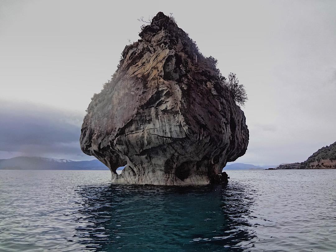 So, after a wavy boat ride we got here. Calm and blueish (even though ...