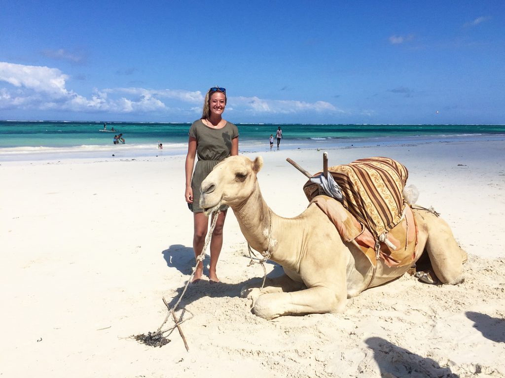 Who has the bigger smile, Me or the camel? Diani, you have my approval.…