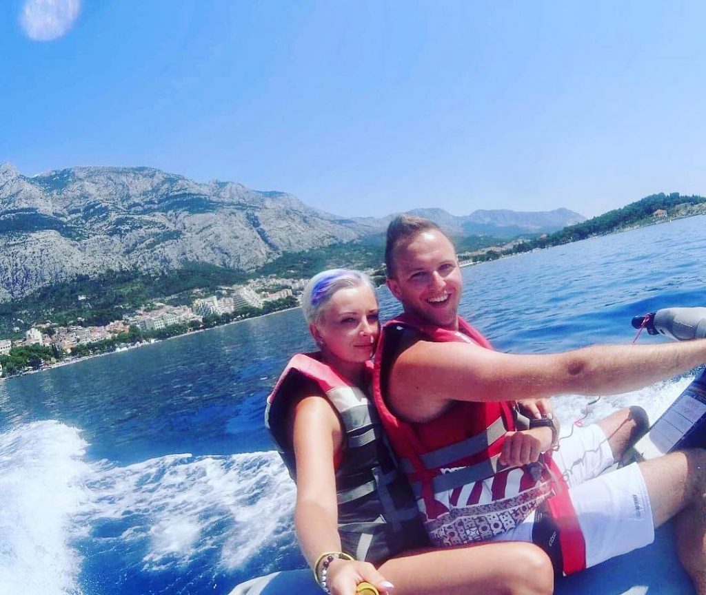 Jet ski time️ ???????? #croatia #makarska #jetski #yamaha #husband #adriaticsea #freetime #thebestplaceintheworld #holidays #trip…