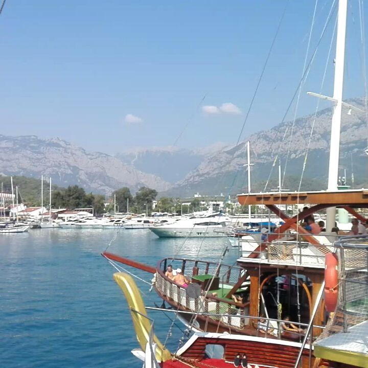 #summer #turkey #средиземноеморе #порт #sea #ships #mountains #mediterraneansea #kemer #likes4like #happiness #rest #port #instarturkey&hellip;