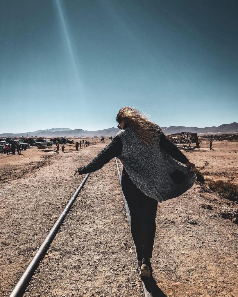 Disfrutando de cada momento y lugar???? Cementerio de trenes, Uyuni #Bolivia #roadtrip #canont6i #bnesimppl