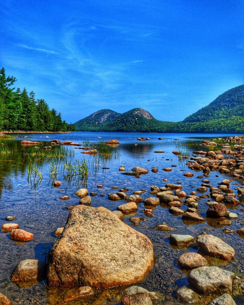 Obligatory #jordanpond shot from #acadianationalpark – but I can see why it’s so obligatory.&hellip;