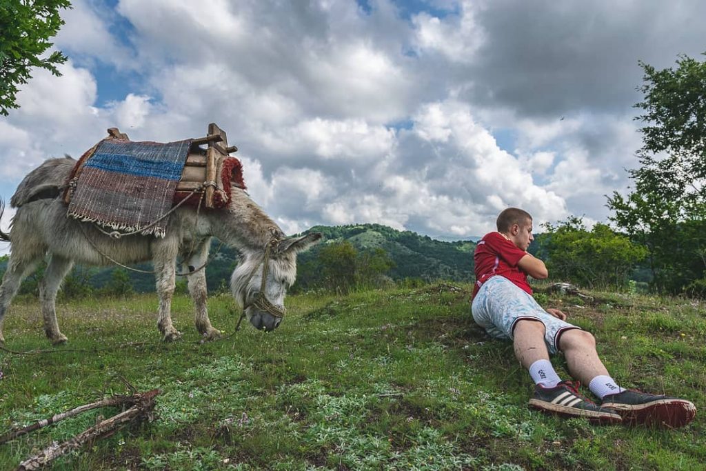 One of our guides taking a break with his mule after we’ve ventured&hellip;