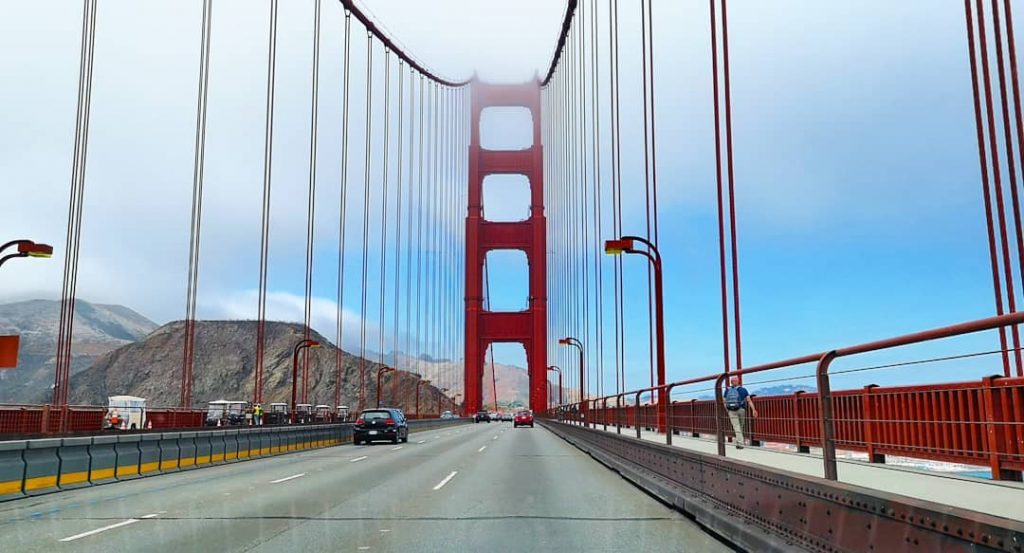 driving on this amazing bridge ???? #goldengatebridge #usa #america #sfo #photooftheday #photography #sanfrancisco #railway&hellip;