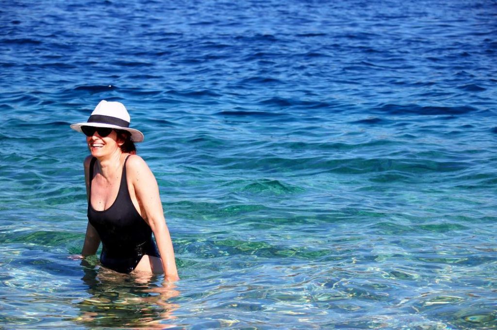 When I enter the sea I feel that the water is cold but after&hellip;