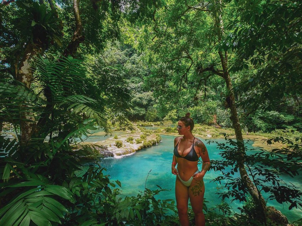 Unfortunately we couldn’t get any photos swimming in the pools as our go pro&hellip;