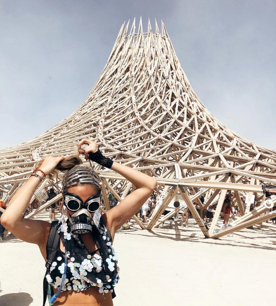 El templo de Burning Man de este año se llamó Galaxia. Es un lugar…