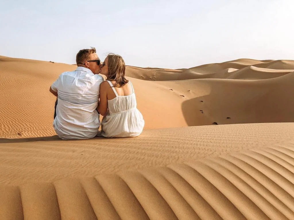 Sandy kisses in a desert oasis. . . . . . . #abudhabi #uae&hellip;