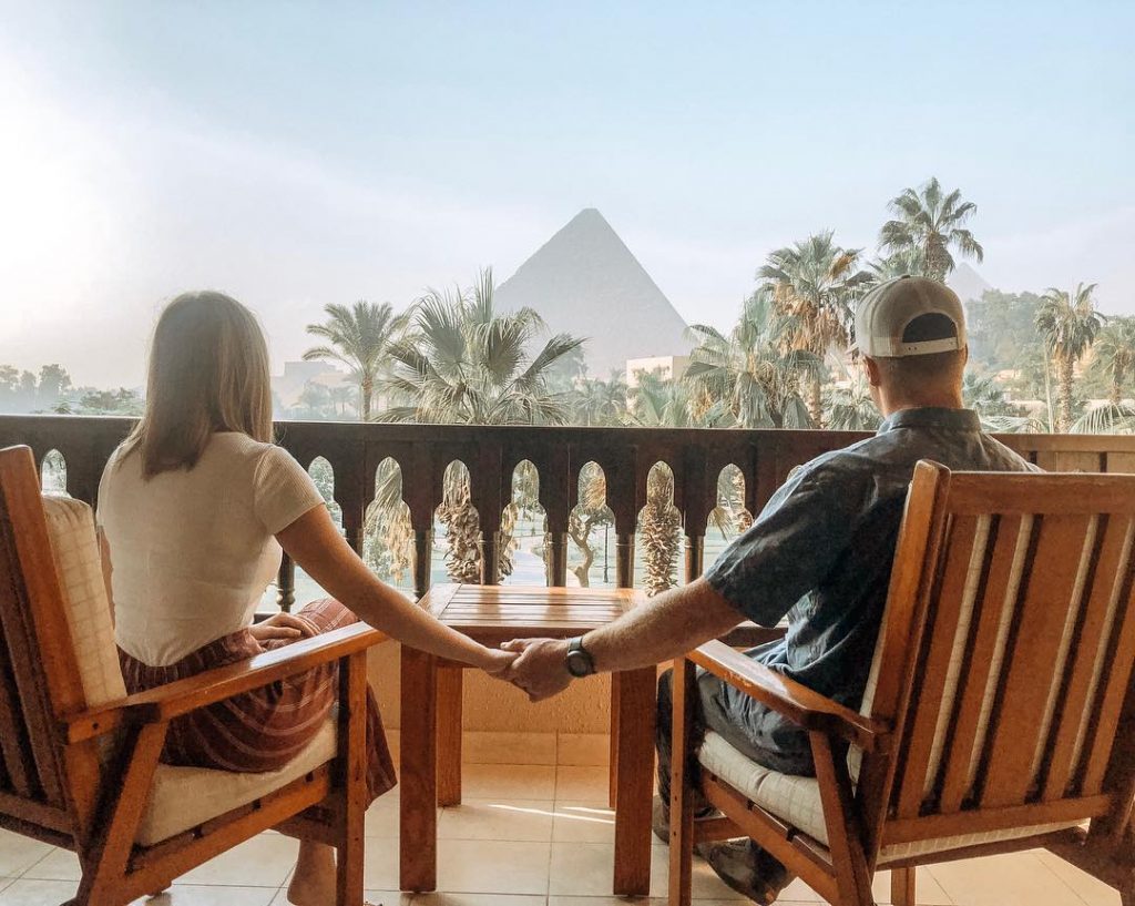 Enjoying the views of one of the 7 ancient wonders of the world. .&hellip;