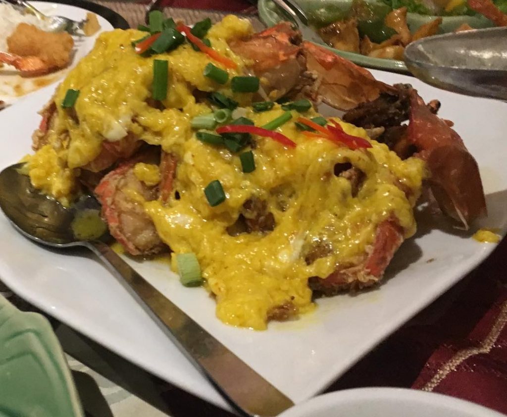 Lobster with egg sauce. One of the best lobster dishes I’ve had. Cooked to&hellip;
