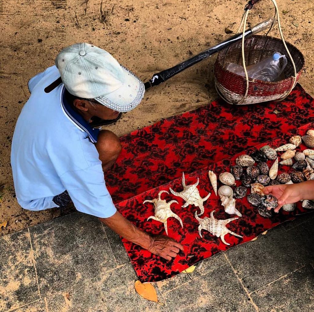 I found this grandfather near the beach, where he sold some of his creations&hellip;