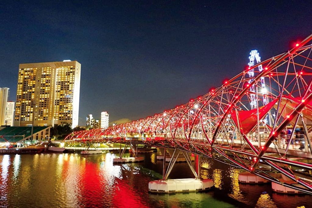 Helix Bridge #travelto #sourcedadventures #mustdotravels #travelingsnaps #theglobewanderer #livelovetheworld #travel_awesome #straythecourse #nomadnificent #vibetravel #wanderlust #backpackersanctuary&hellip;