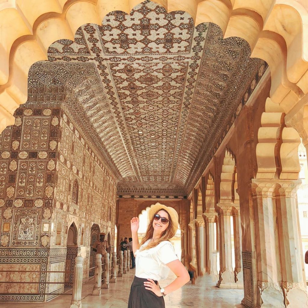Jaipur, India ???????? ???????? El Palacio de los Espejos (el Sheesh Mahal) dentro del&hellip;