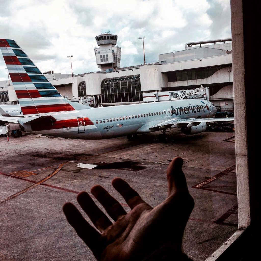 Good things come to those who book flights … . . . #miami #airport…