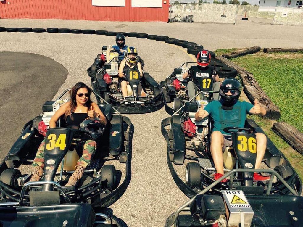 Go karting ???????? aprovechando los últimos días de calor