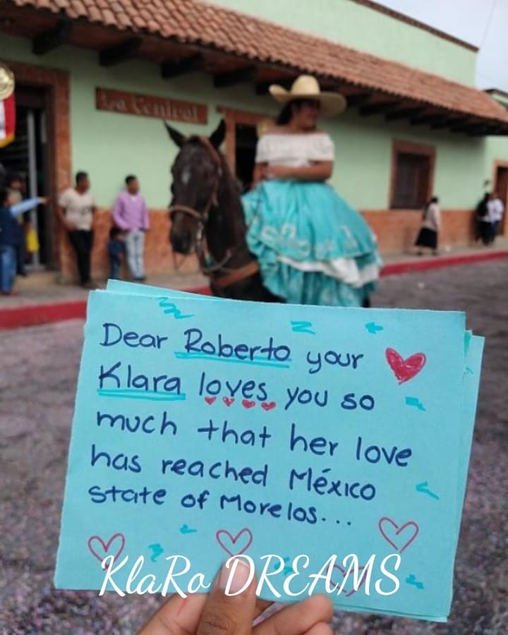 Thank you so so so much for this special picture from Mexico????????! Muchísimas gracias…
