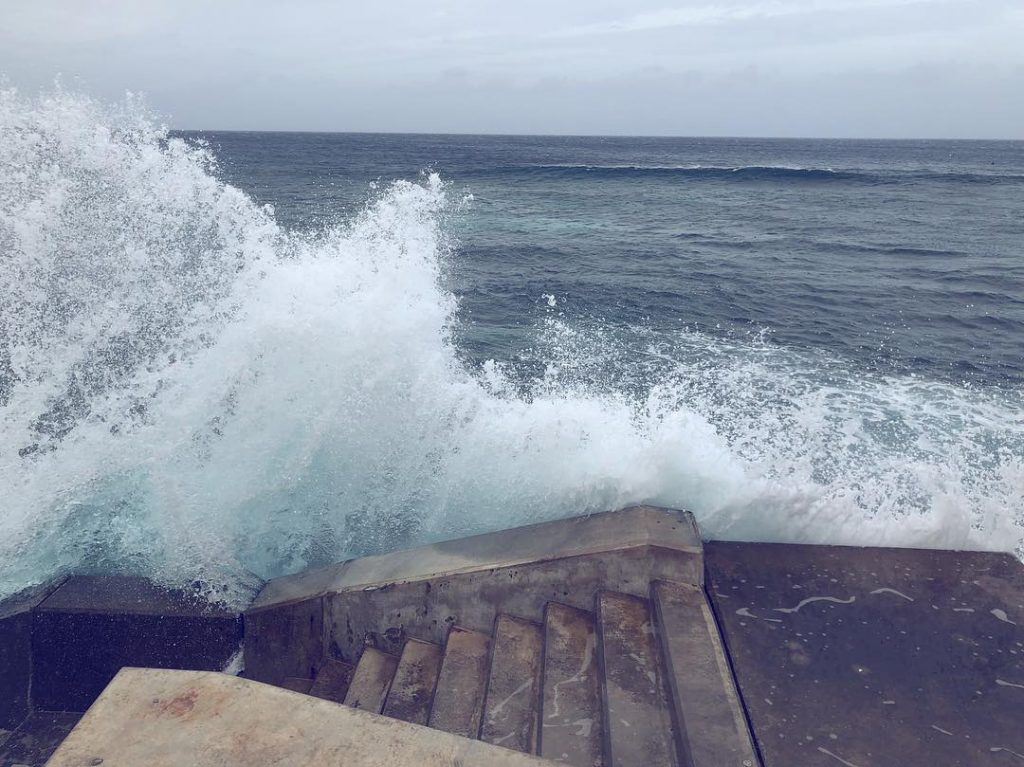 We got to go see the waves and the locals surfing this morning before&hellip;