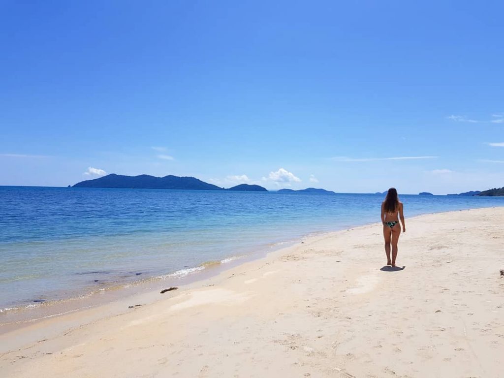 White sand, clear sea, blue sky #sea #beach #island #thailand #iamtb #bnesimppl