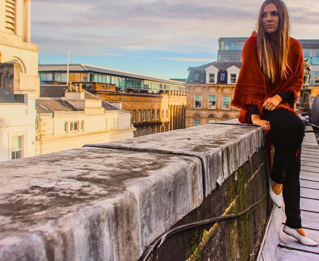 Sun is low in the sky, it’s certainly Autumn in Scotland