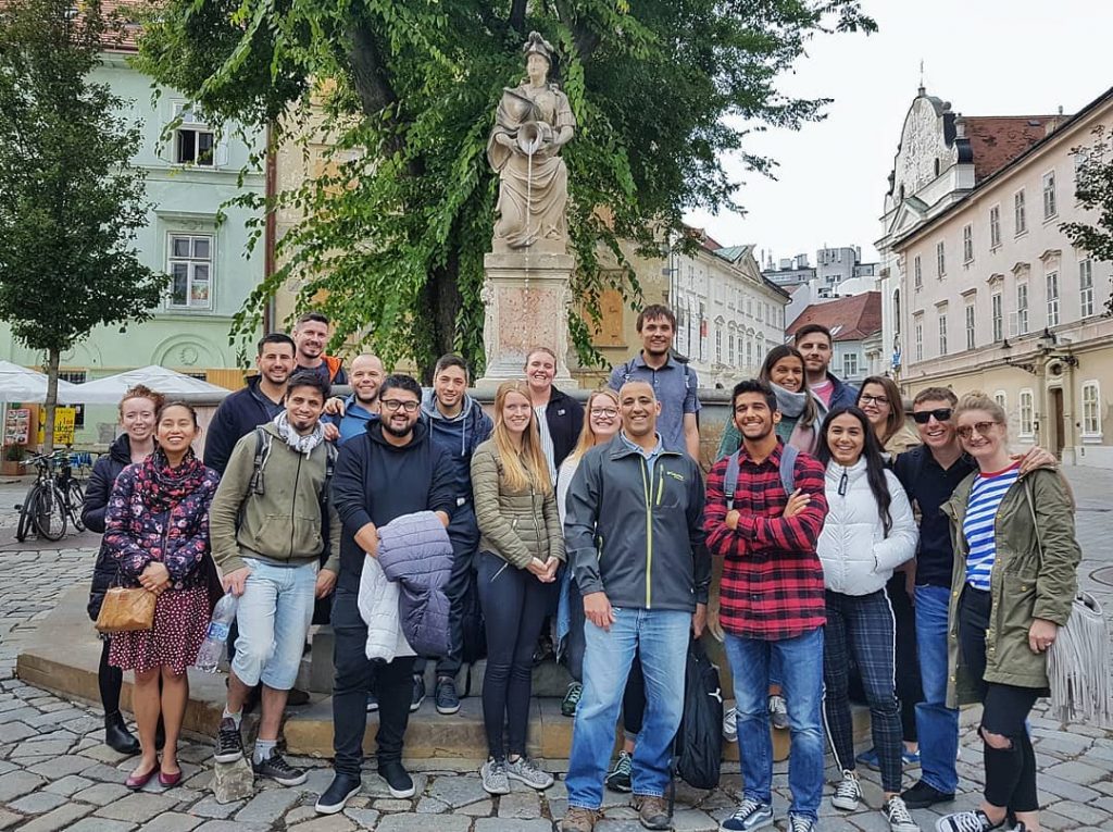 Our walking tour group in Bratislava! Thank you for the wonderful experience and the&hellip;