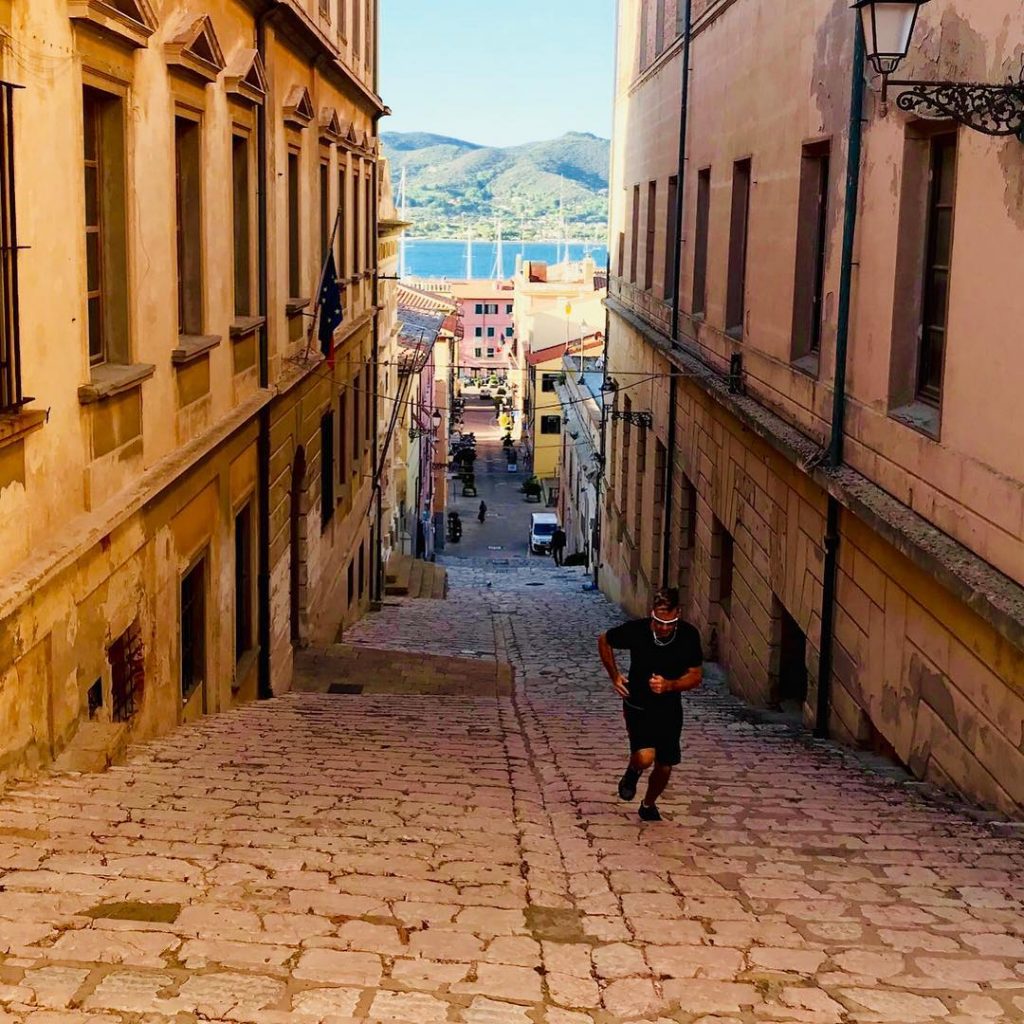 Running stairs in #portoferraio on #elbaisland in #italy Good thing I’ll get an amazing&hellip;