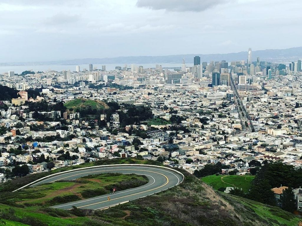 The Twin Peaks are two prominent hills with an elevation of about 925 feet…