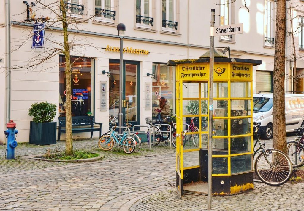 Cool phone box in Bremen. #bremen #schnoorviertel #bremenlove #bremermoment #bestbremen #lifeofgermany #travel_2_germany #visitgermany #germanytourism&hellip;