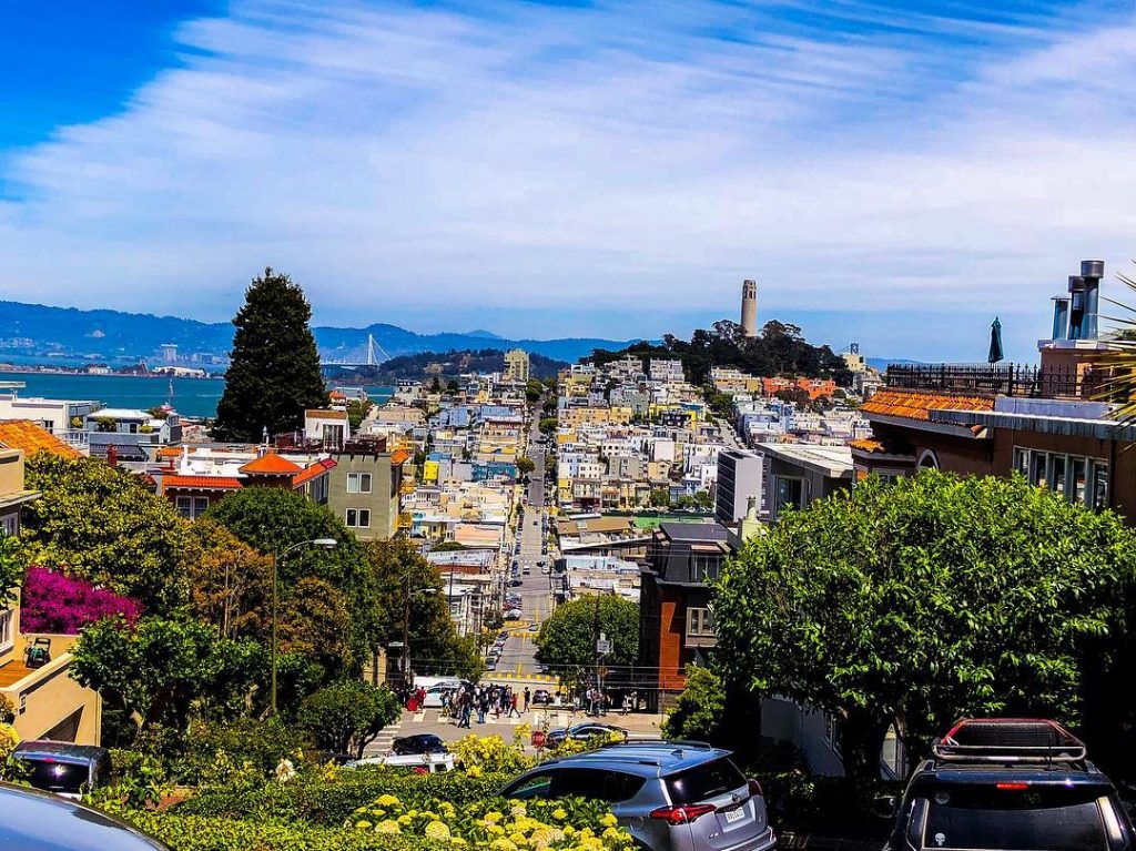Fun Lombard Street is known for the one-way block on Russian Hill between Hyde…