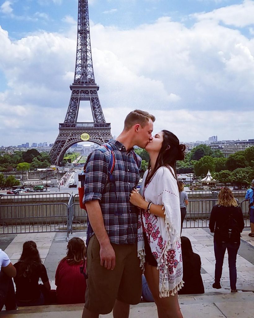 Eiffel for you the moment I met you. Here’s to a year of happiness&hellip;