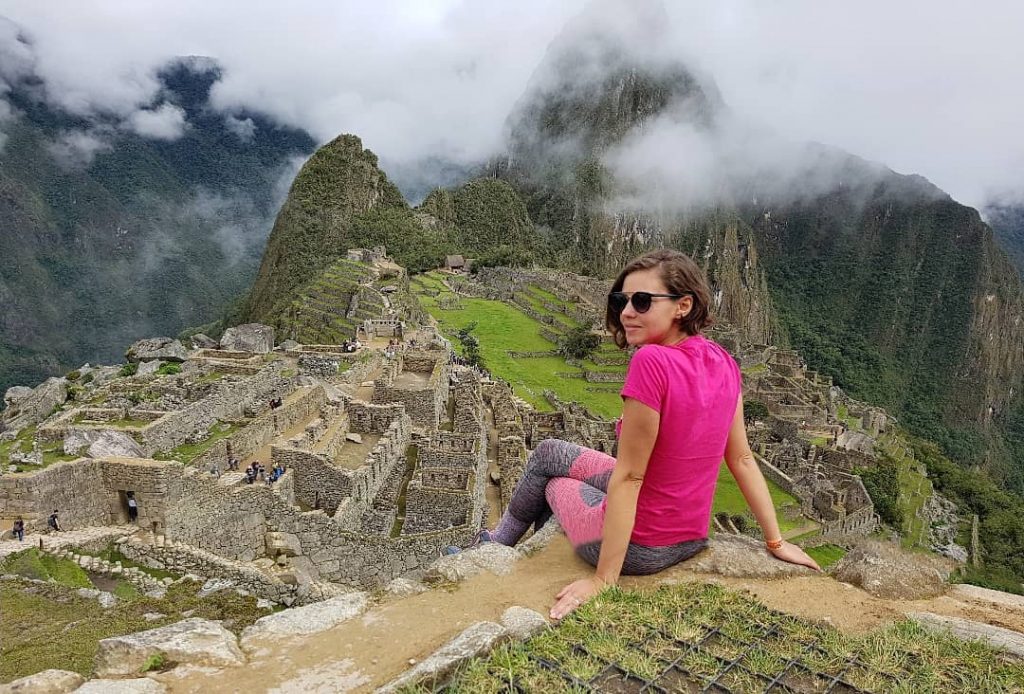How could I not wear my #gettingbacktomyself T-shirt here at Machu Picchu. • It’s&hellip;