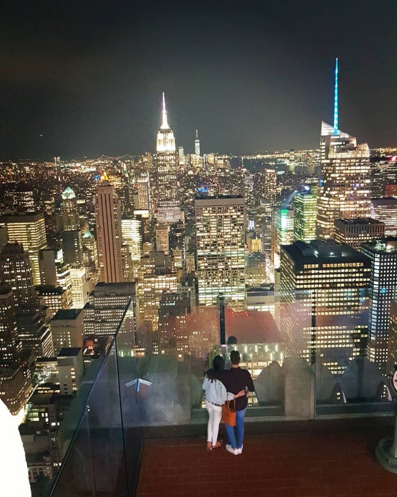 Top of the Rock. Si tenéis oportunidad, subid antes del atarceder, así veréis las panorámicas…