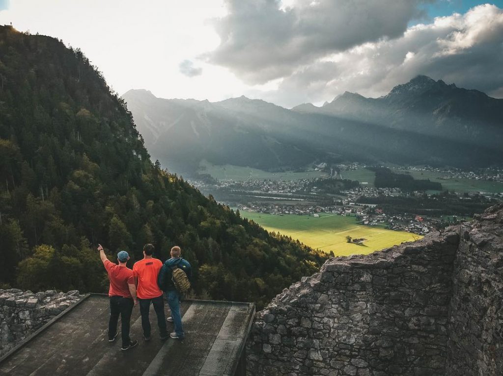 Driving down the road we saw a huge bridge across two mountains with a&hellip;