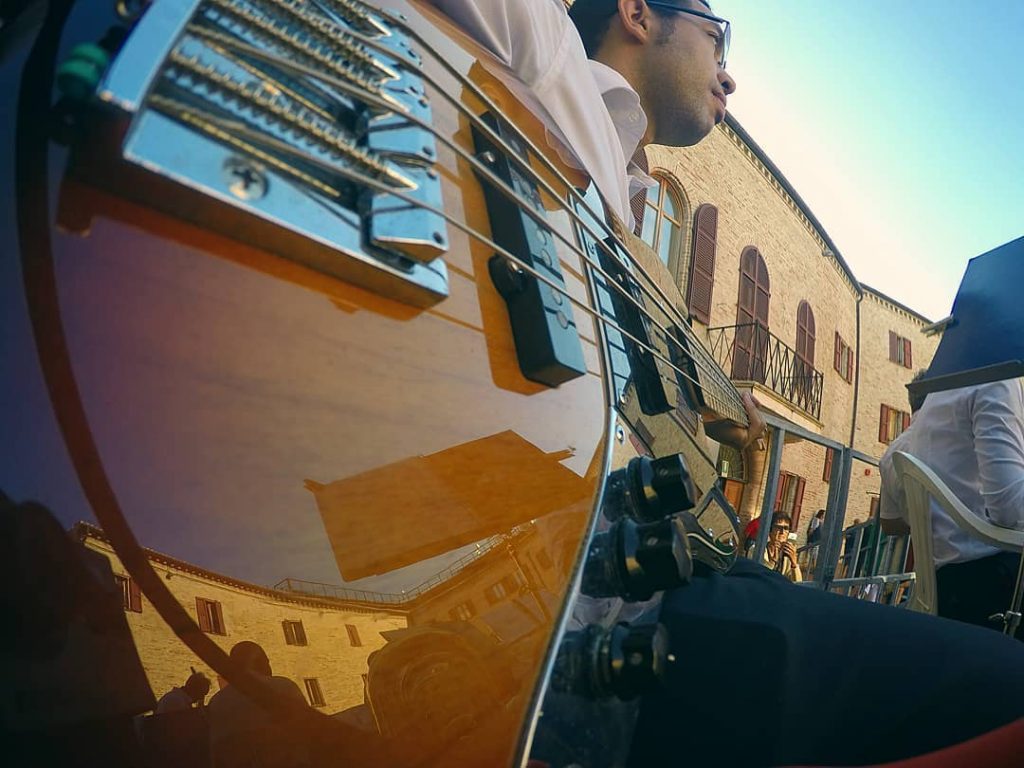Playing electric bass in Falconara’s castle . . . #goproit_official #goprommunity #playingmusic #wonderful_places #travelbook&hellip;