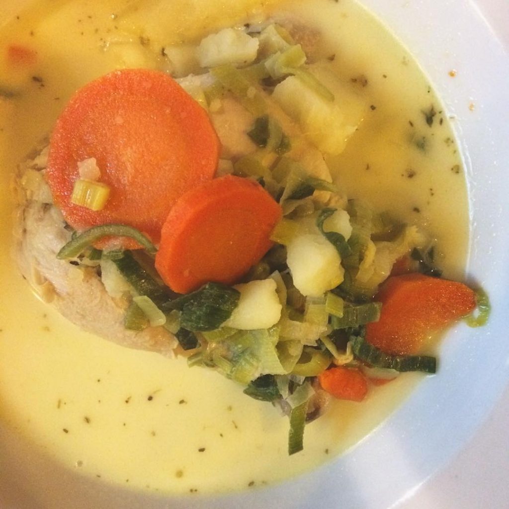 Tasting the local cuisine, this is Waterzooi, a dish from Ghent. It’s not the&hellip;