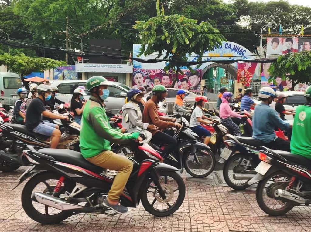 We witnessed Saigon’s manic motorbike riders and monsoon rains today. It was awesome! ????????&hellip;