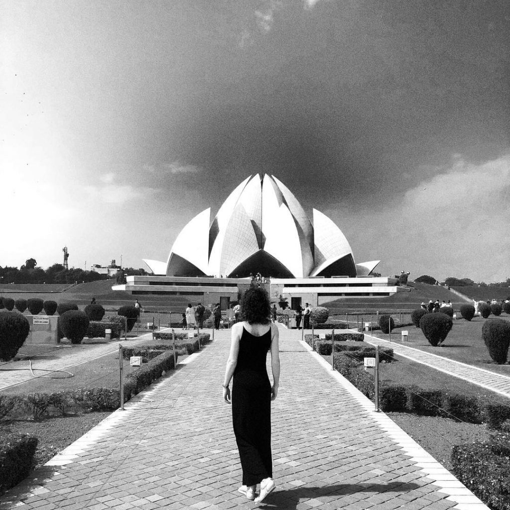 When a flower becomes a temple• #lotus #lotusflower #travelrepost #travelgirl #wearetravelgirls #incredibleindiaofficial #iamtb #goldentriangle&hellip;