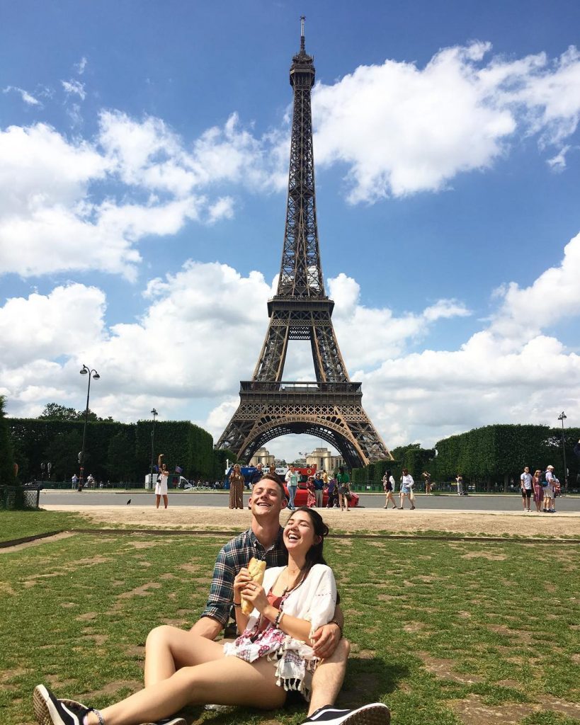 Eiffel for you the moment I met you ???? we spent the day like&hellip;
