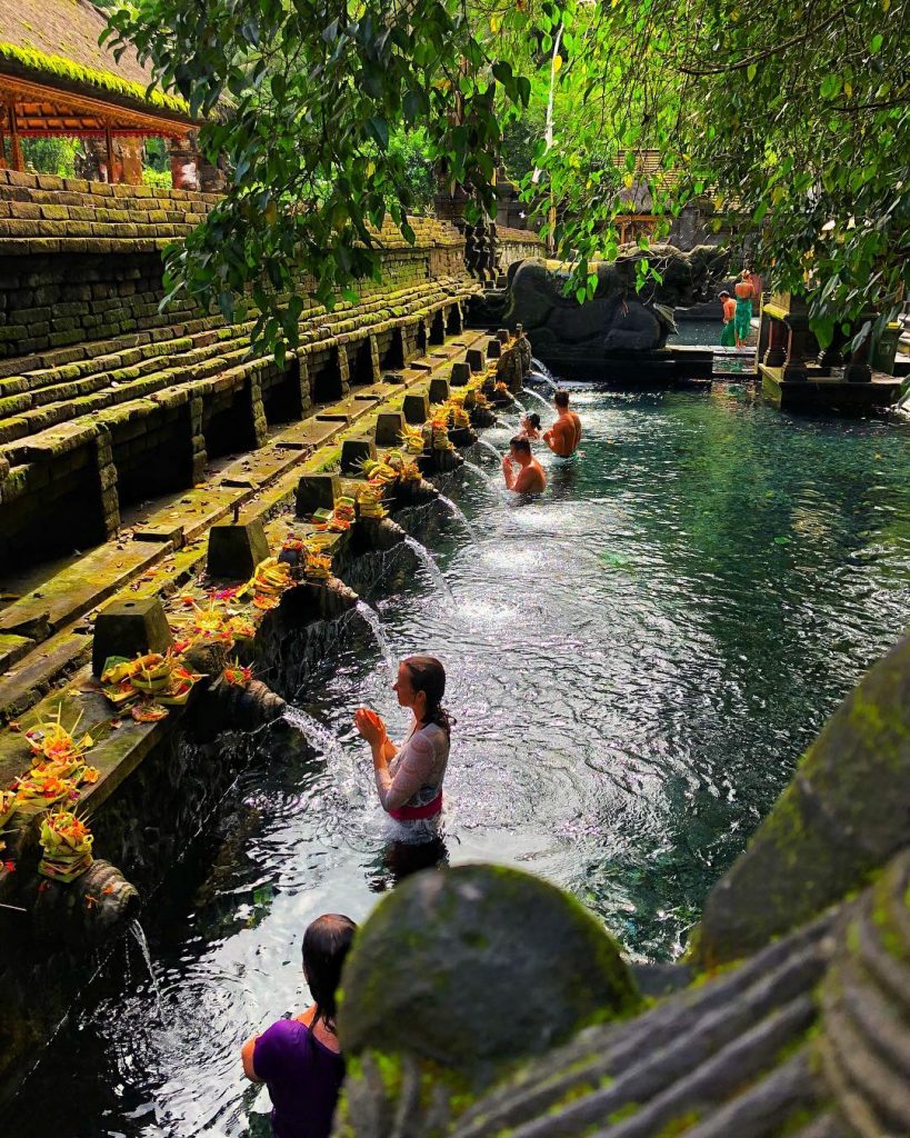 Ritual purification * The temple compound consists of a petirtaan or bathing structure, famous…