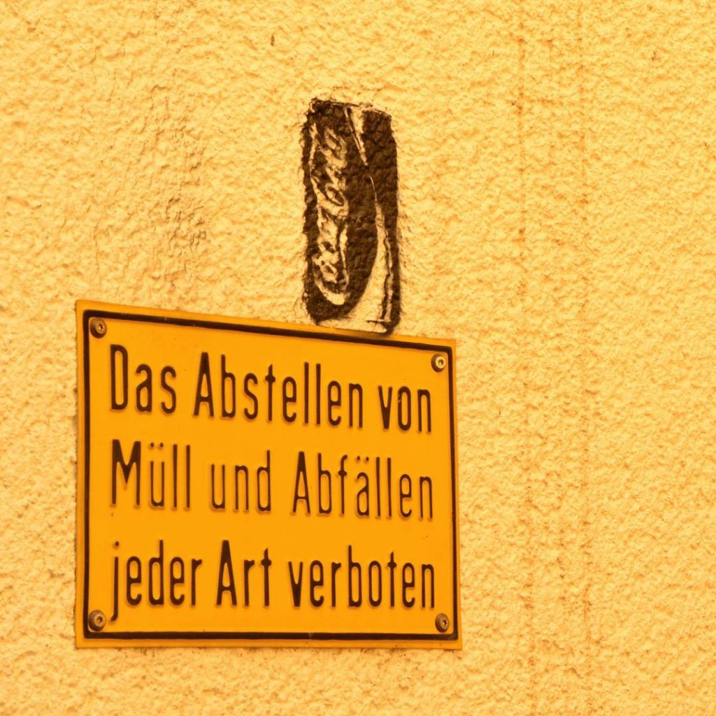 What do you do when there’s a sign telling you not to litter? Litter&hellip;