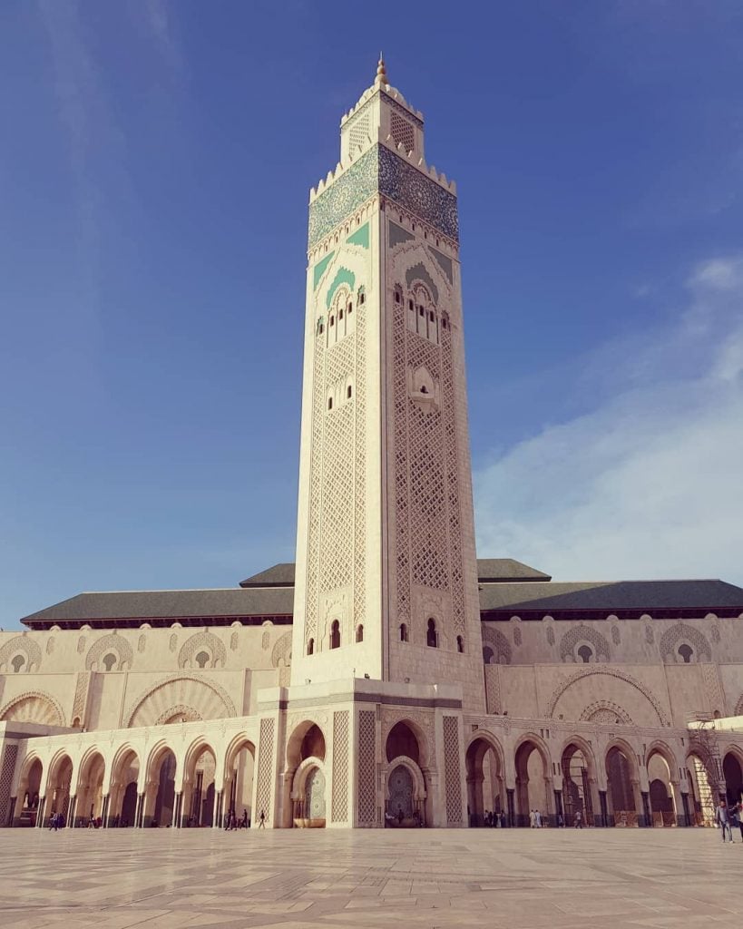 Third largest mosque of the world. Such a Beautiful II mosque casablanca. #sheisnotlost #morocco…
