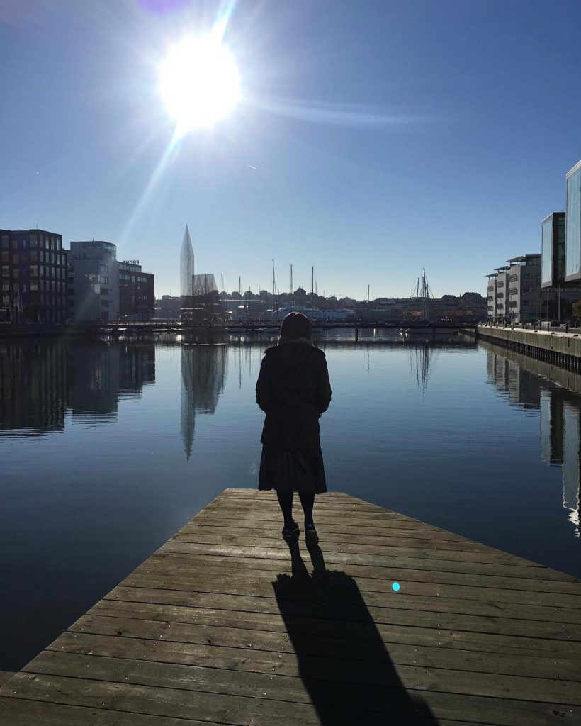 Blessed with sunshine on our last day in Göteborg #nofilter #swedenyouhavebeenamazing #lindholmen #ferry #riverside…