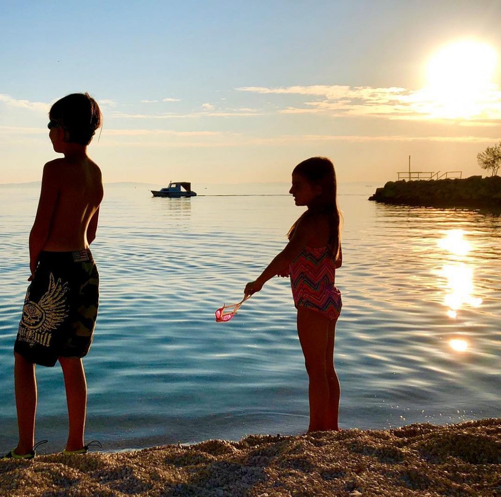 Last night in #split #croatia I guess we’ll have to stay at the beach…
