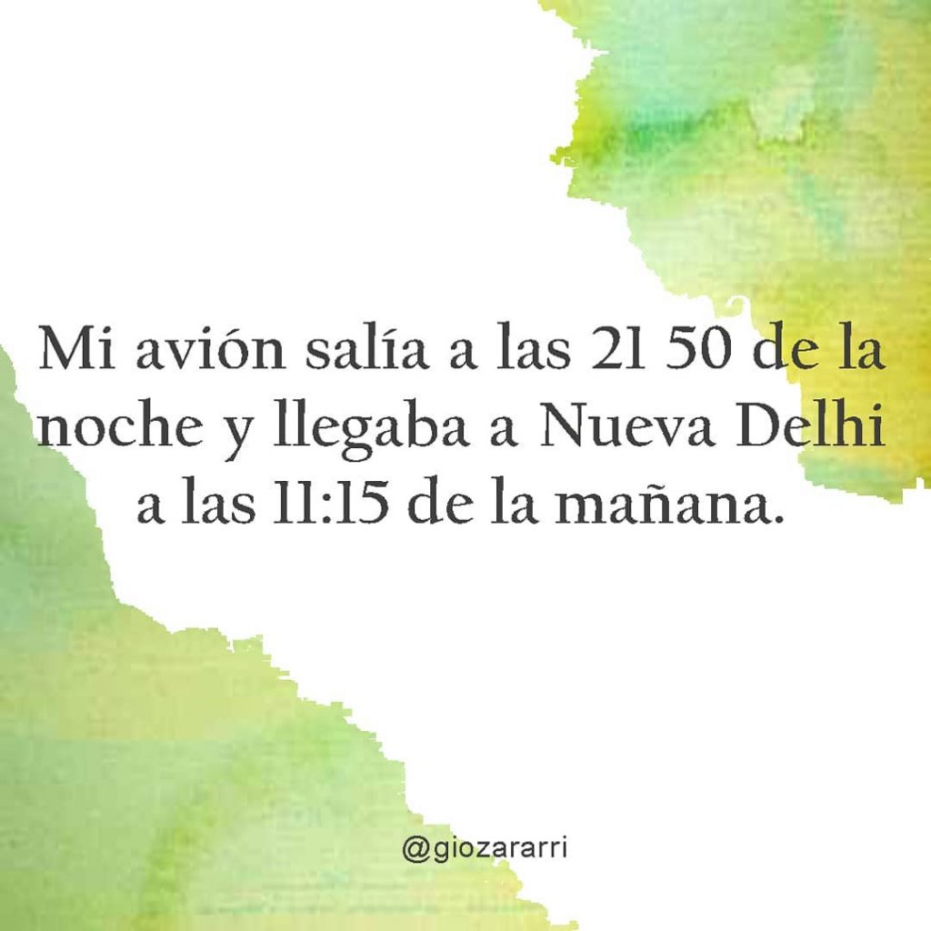 Mi avión salía a las 21 50 de la noche y llegaba a Nueva&hellip;