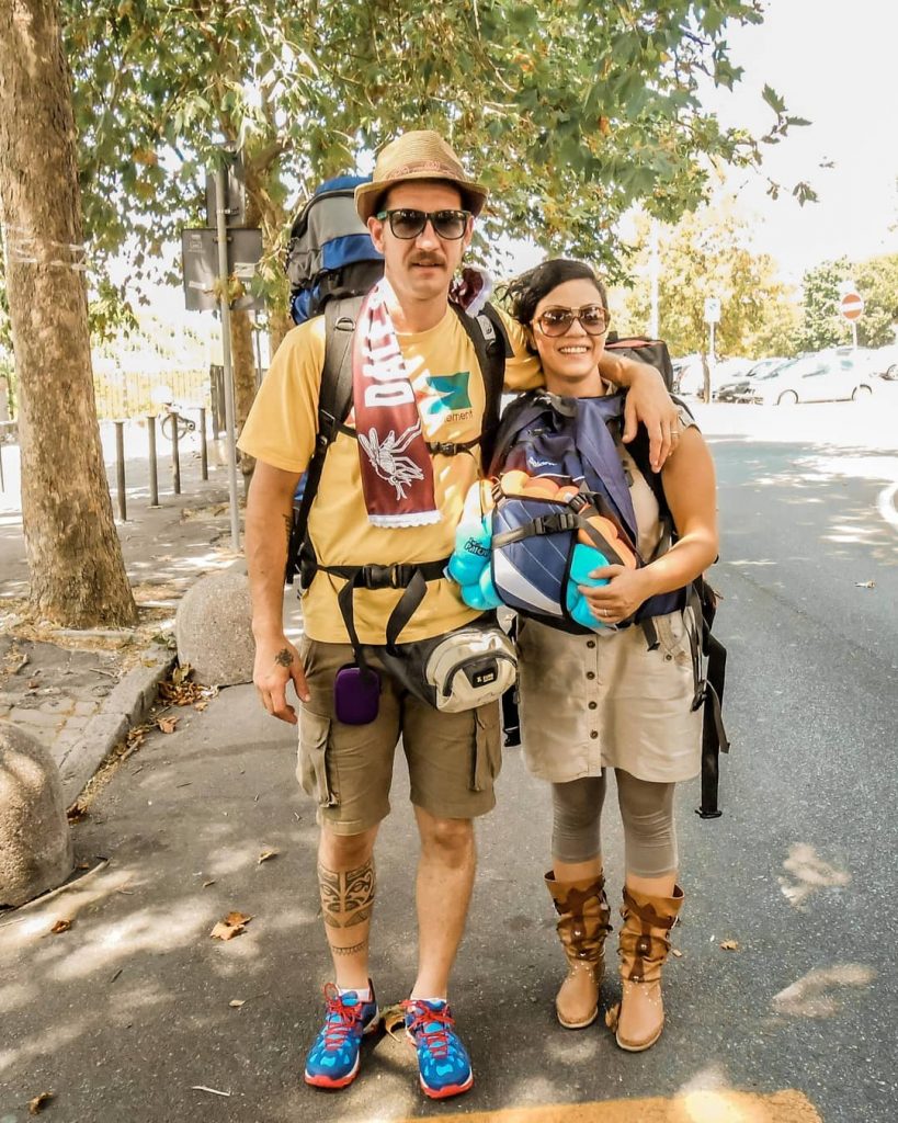 (????????) Prato, Italia ???????? Ecco una foto che ci rappresenta, noi, 2 zaini e&hellip;