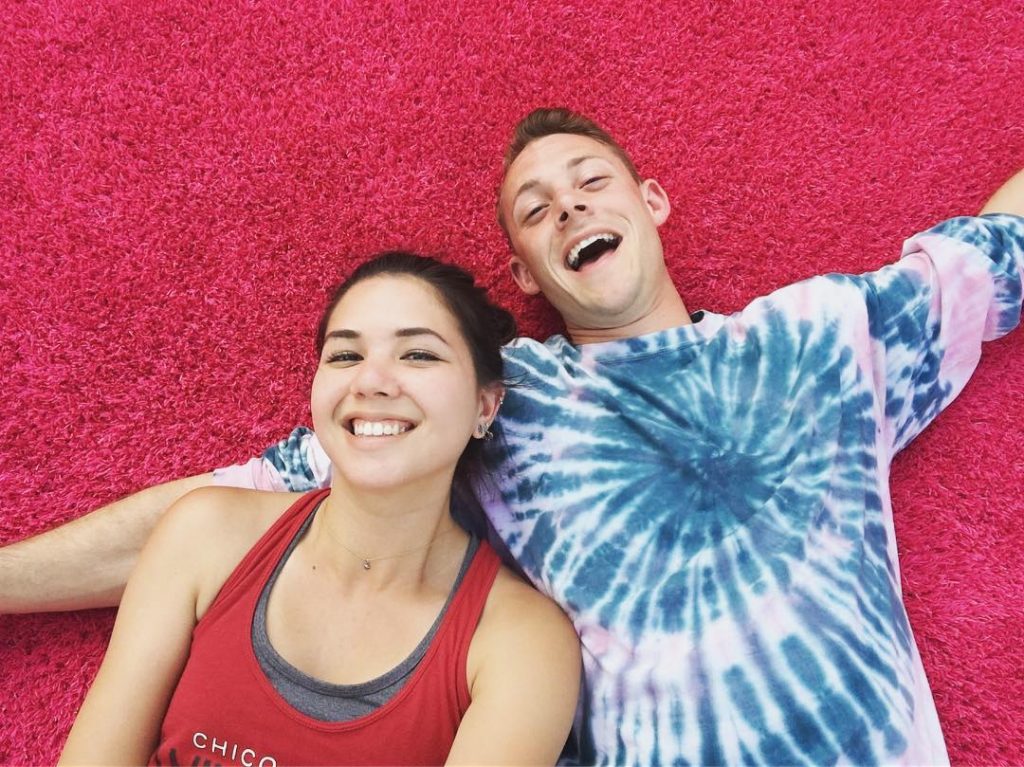 We stumbled upon pink grass in the center of the town square so we&hellip;